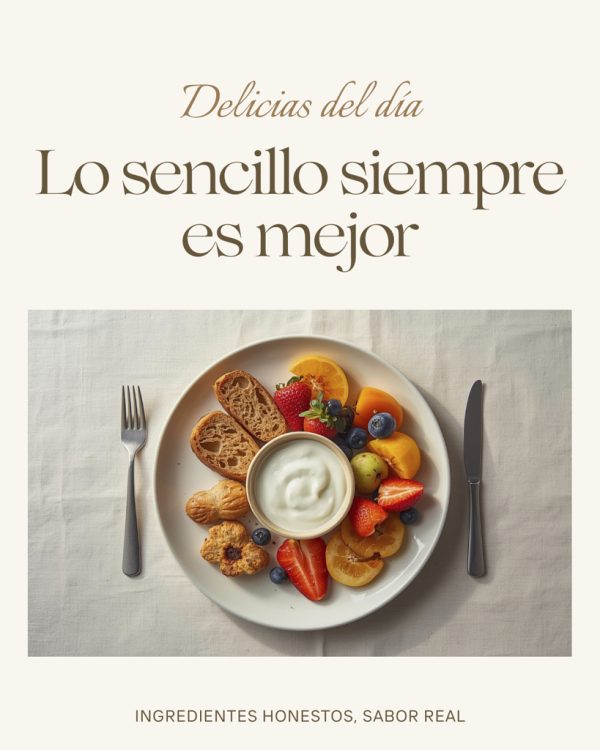 Post de Instagram - Sencillo es mejor - 1